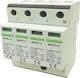 Gacia 4-Poles Inspired T1 / T2 Panel Lightning Protection 40kA Τριφασικό 385V