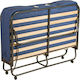 Luxor Pat Pliant Cu Saltea 10cm Dublu Negru 190x140cm