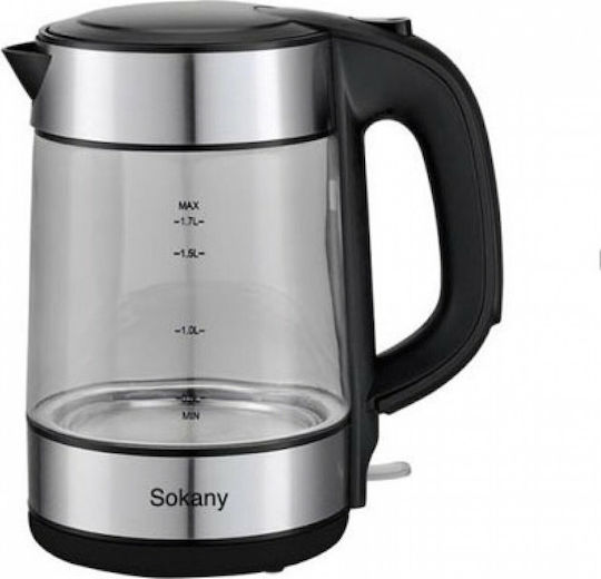 Sokany FK-1509 Reisekessel 1.7Es 2200W Schwarz
