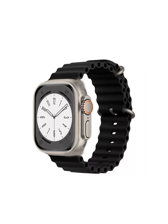 Y20 46mm Smartwatch mit Pulsmesser (Silber)