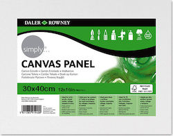 Daler Rowney Καμβάς Καρτολίνο Λευκός 30x40εκ. 1τμχ Daler Rowney Καμβάς Καρτολίνο Λευκός 30x40εκ. 1τμχ