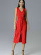 Figl M633 Midi Dress Sleeveless Red 126017