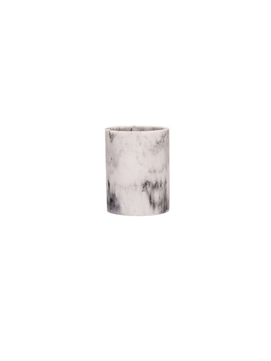 Dimitracas Kronos Resin Cup Holder Countertop White