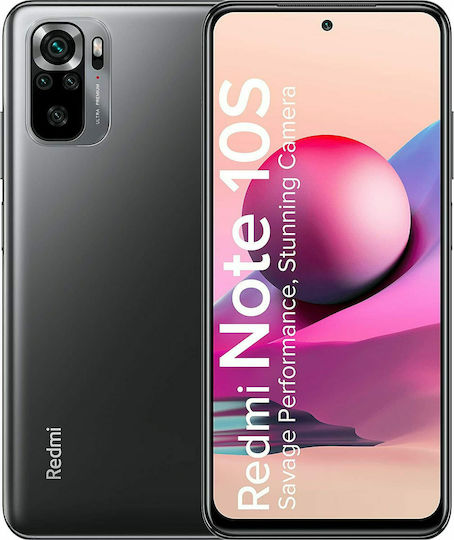 Xiaomi Redmi Note 10S NFC Dual SIM (6GB/64GB) Onyx Grau
