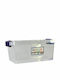 Sidirela Beta Plastic Storage Box with Lid Transparent 45x30x30cm