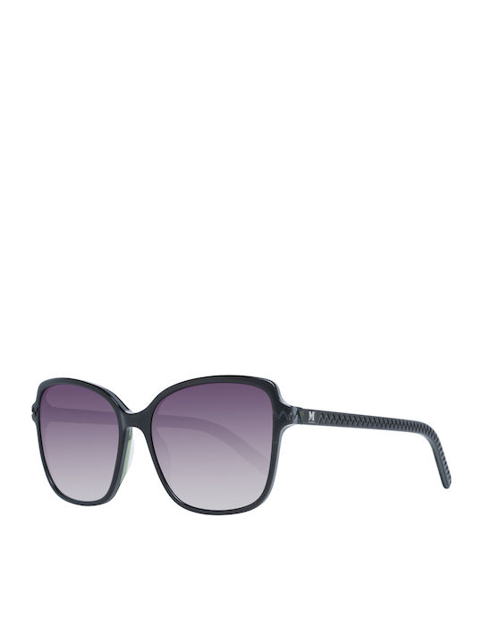 Missoni Women's Sunglasses with Black Plastic Frame and Purple Gradient Lens MM232 S01