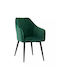 Charles Dining Room Velvet Armchair Cypress 57x63x83cm 2pcs