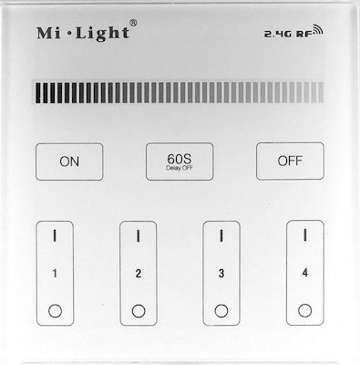 Avide ABLS12VTPRDIMM-RFC-4Z Drahtlos Dimmer Touch RF (Request for) - Anfrage für Wandmontierter Dimmer 15.001.0369