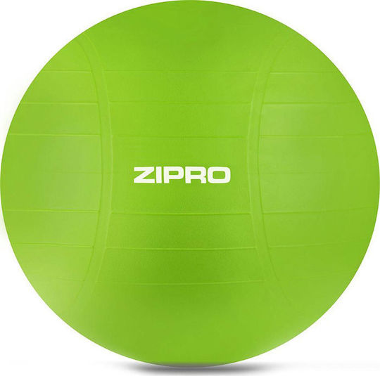 Zipro Μπάλα Pilates 65cm , 1.52kg σε Πράσινο Χρώμα