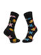 Happy Socks Unisex Κάλτσες με Σχέδια Μαύρες