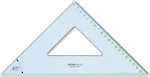 Arda Γεωμετρικό Τρίγωνο Πλαστικό Διάφανο 35cm 45 Μοιρών