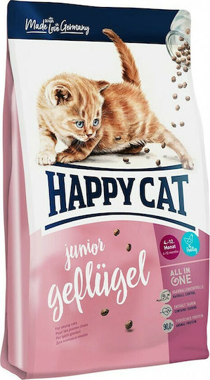 Happy Cat Junior Geflugel Ξηρά Τροφή για Ανήλικες Γάτες με Κοτόπουλο 1.3kg