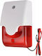 Spark ALPS103 Alarm Siren Outdoor 105dB with Rot Light 7.2x12.3cm