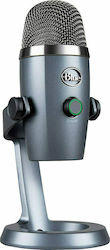 Blue Microphones Kondensator (Großmembran) Mikrofon USB Yeti Nano Schreibtisch Stimme in Gray Farbe