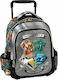 Graffiti Harry Potter Hogwarts School Bag Trolley Kindergarten in Gray color