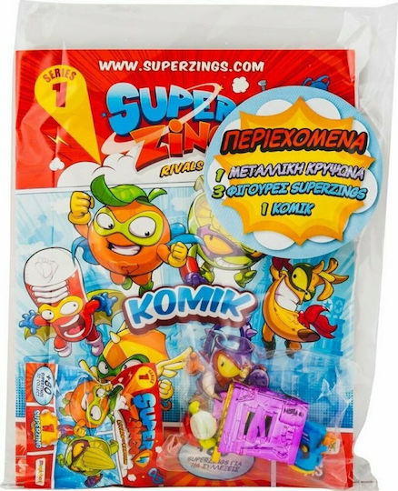 AS Миниатюрна играчка Super Zings Серия 1 Комикс SuperZings за 3+ Години