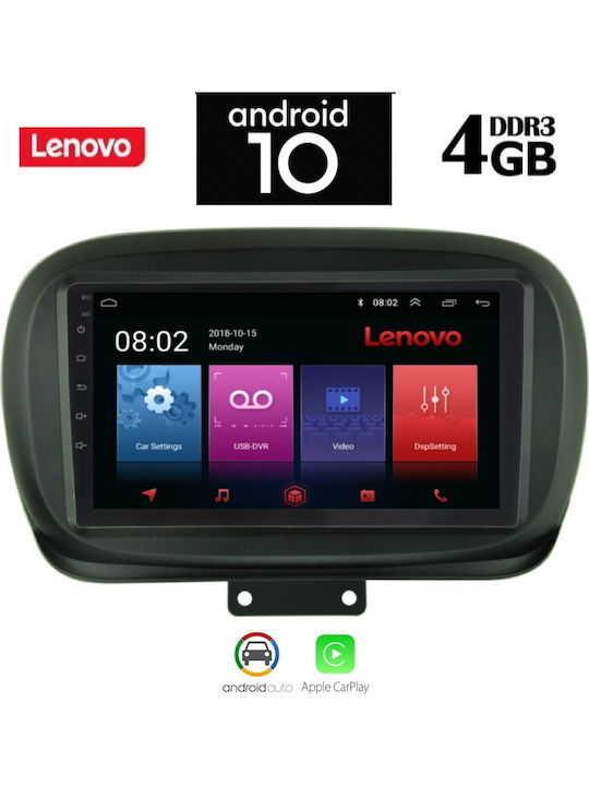 Lenovo SSX9742 Ηχοσύστημα Αυτοκινήτου για Fiat 500X (Bluetooth/USB/AUX/WiFi/GPS) με Οθόνη Αφής 9"