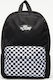 Vans New Skool Junior High-High School School Backpack Black L25xW14xH36cm Black/Checker 1