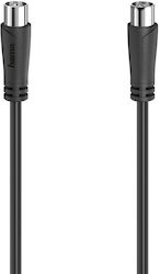HAMA Καλώδιο Κεραίας Coax male - Coax female Μαύρο 1.5m