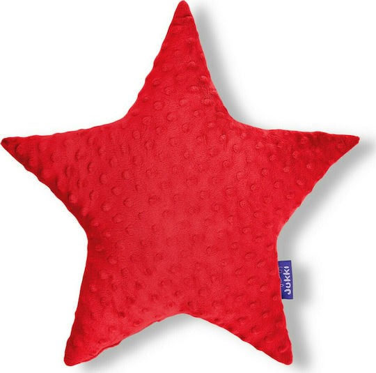Jukki Crib Decorative Pillow Minky Red 40x40cm 703-0515-3240