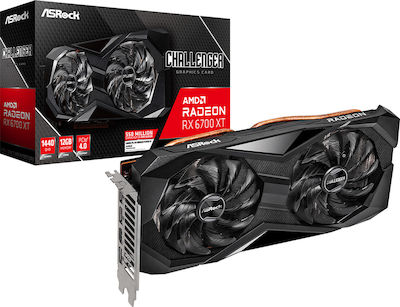 ASRock Radeon RX 6700 XT 12ГБ GDDR6 Challenger D OC Графична карта