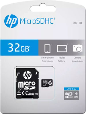 HP microSDHC 32GB Class 10 U1 with Adapter