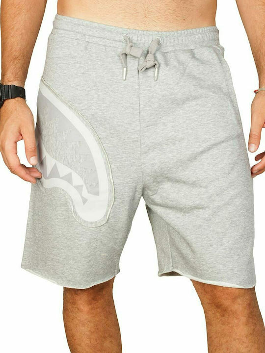 Sprayground Sharkmouth Men's Sports Monochrome Shorts Gray