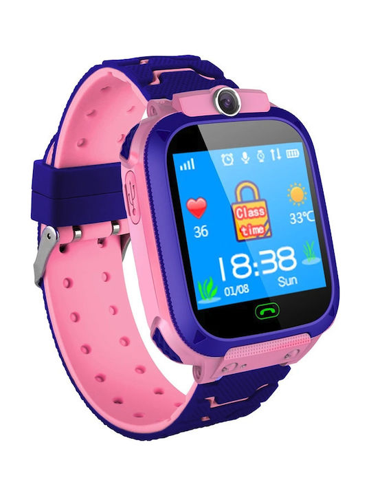 Smartwatch Pentru Copii 2G Cu GPS Și Cameră Violet
