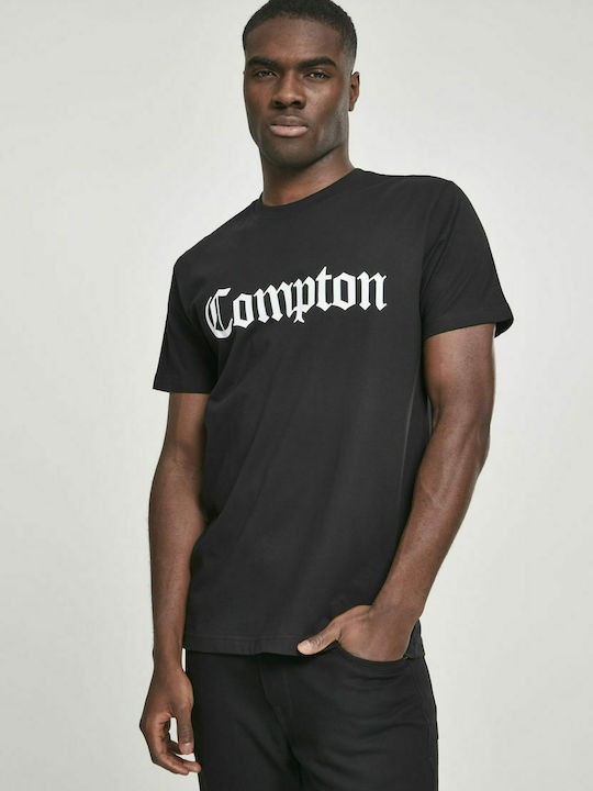 Mister Tee Compton MT268 Ανδρικό T-shirt Μαύρο Με Λογότυπο