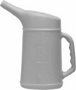 Deura Deura Fuel Canister with Spout Double Position Plastic 1L White