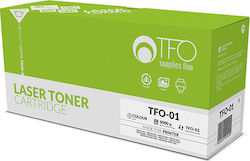 TFO Compatibil Toner pentru Imprimantă Laser HP 125A CB540A 2200 Pagini Negru cu Chip