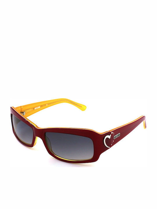 Moschino Sonnenbrillen mit Rot Rahmen und Schwarz Linse M3746S-B 576/6G