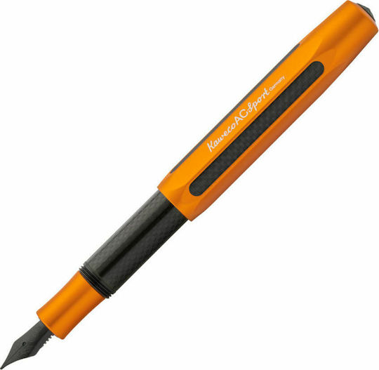 Kaweco AC Sport Stilou Medium 0.8mm Portocaliu din Aluminiu