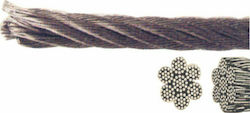 Lalizas Wire Rope ρέλια Inox 316 7x19 με PVC επίστρωση 3-6mm