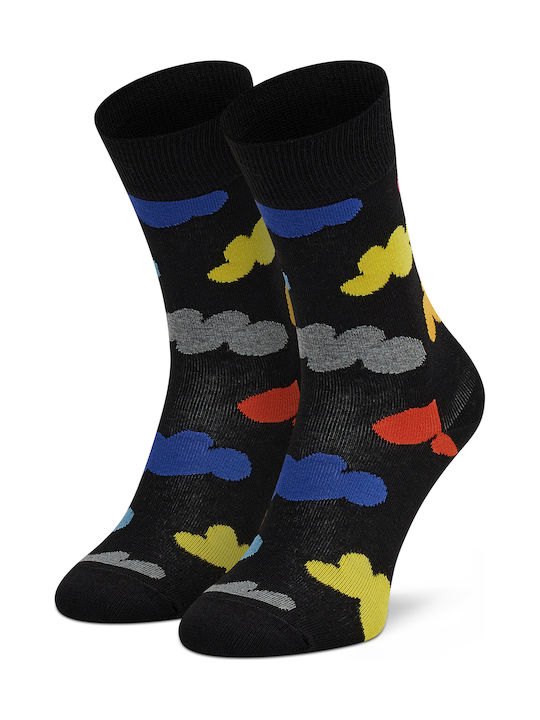 Happy Socks Șosete cu Model Negre 1Pachet