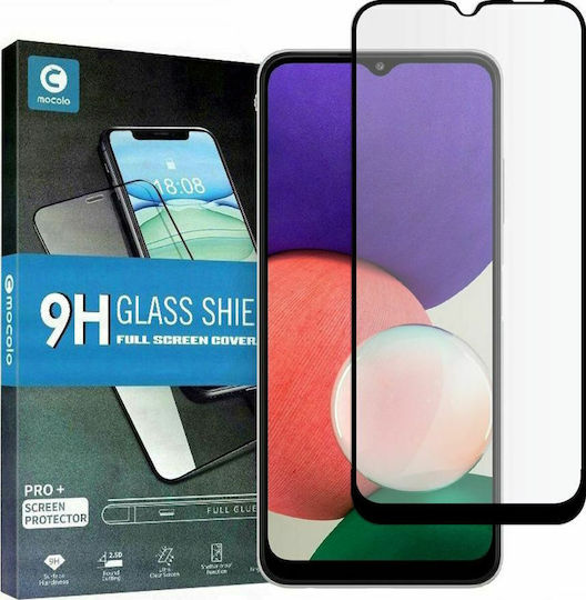 Mocolo TG+ Full Face Tempered Glass Black (Galaxy A22 5G)