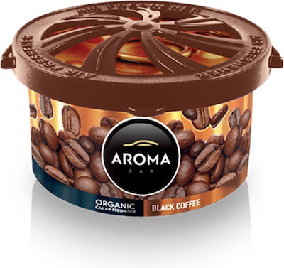 Aroma Car Conservă Aromatică Consolă/panou de bord Mașină Organic Cafea neagră 40gr 1buc