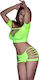 Chilirose Sexy Σετ Εσωρούχων Neon Green 2τμχ