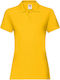 Fruit of the Loom Premium Γυναικείο Διαφημιστικό T-shirt Κοντομάνικο Sunflower