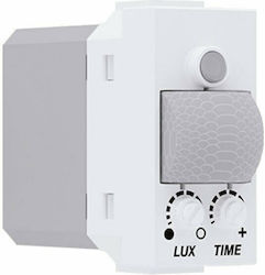 Aca Modys Recessed Wall Switch Motion Sensor with Frame White