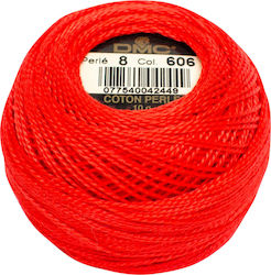 DMC Cotton Perle No8 Βαμβακερή Κόκκινο DMC Cotton Perle No8 Βαμβακερή Κόκκινο