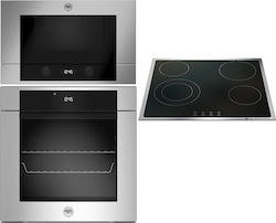 Bertazzoni Eingebautes Set von Haushaltsgeräten F60 11 MOD P L X + P60 4V M1 LAG GNX + F38 3 MOD MW S X