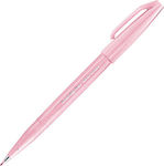 Pentel Brush Sign Pen Design Marker Pale Pink