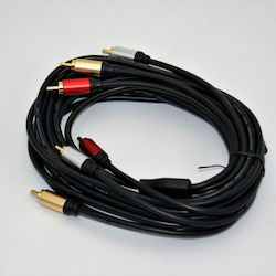 Andowl Cable RCA male - RCA male 5m QY-AV03