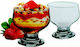 TnS Glass Ice Cream Bowl Διάφανο 2pcs