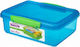 Sistema Plastic Lunch Box Blue 2000ml