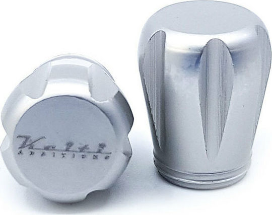 Keiti B511SL Valve Caps Silver 2pcs