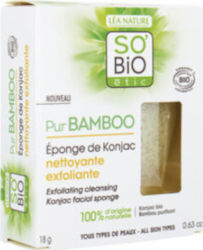 So'Bio Etic Exfoliating Cleansing Konjac Facial Sponge 18gr