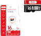 XO Speed Flash microSDHC 16GB U1 UHS-I 75MB/s mit Adapter