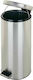 Dianomiki Metallic Waste Bin 40lt with Pedal Inox